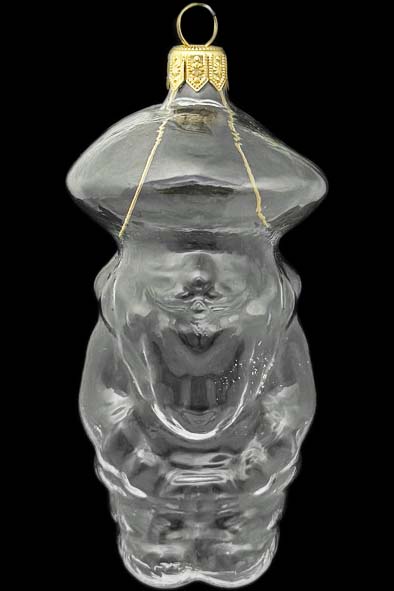 Стеклянная елочная игрушка Заготовка Гриб Боровик 10,7 см 161511100